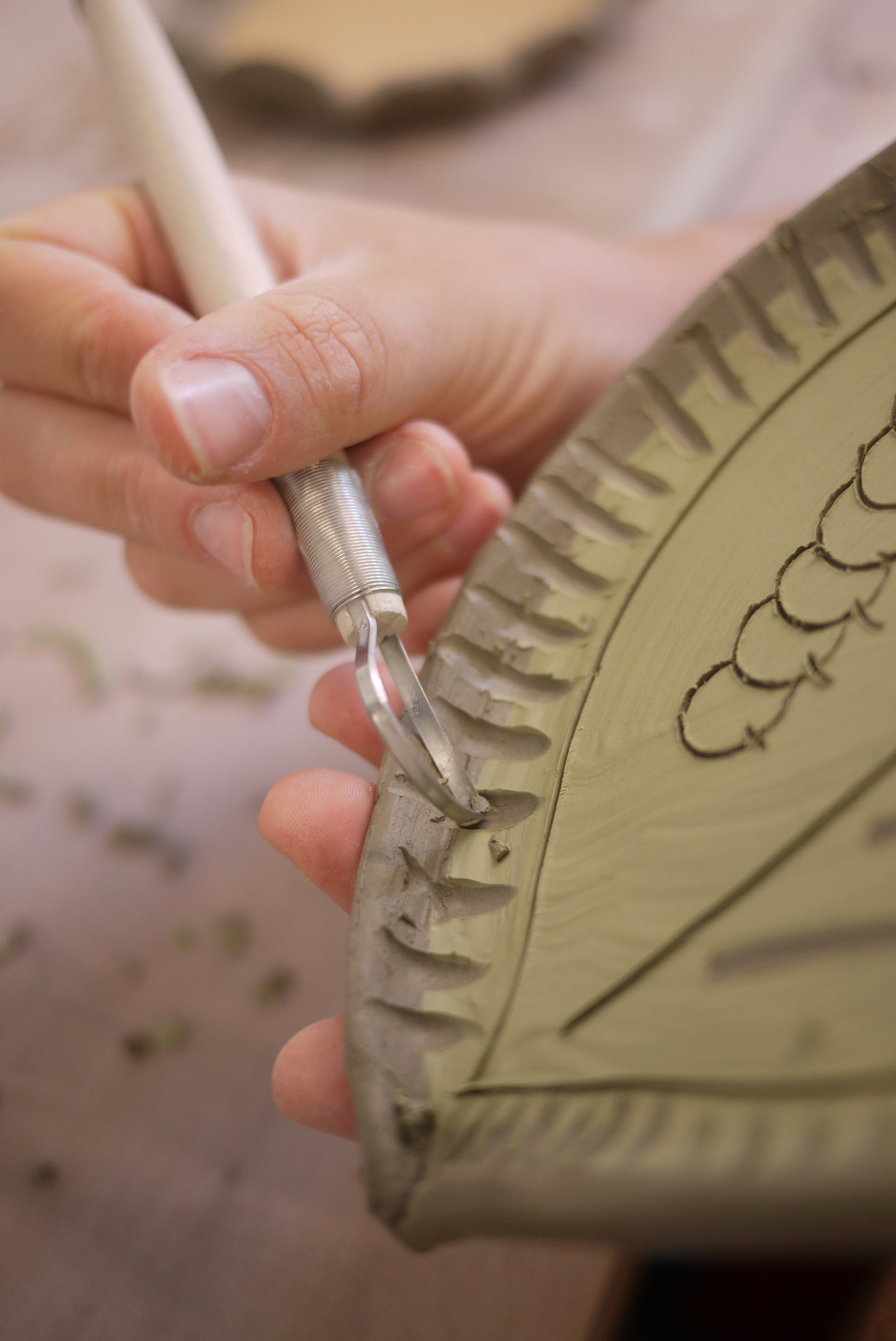 Pottery Class: Sgraffito - Traditional Plate Decoration