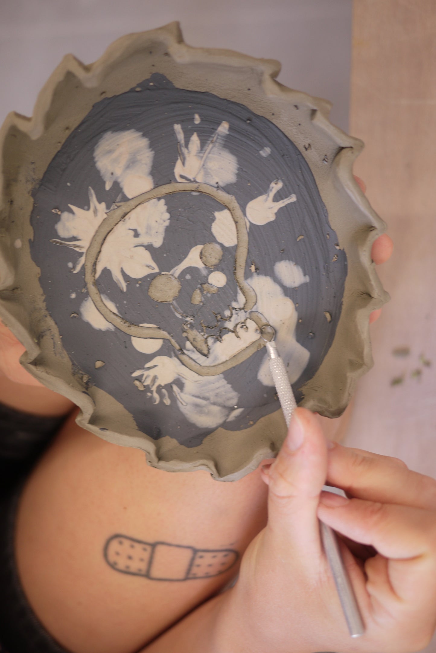 Pottery Class: Sgraffito - Traditional Plate Decoration