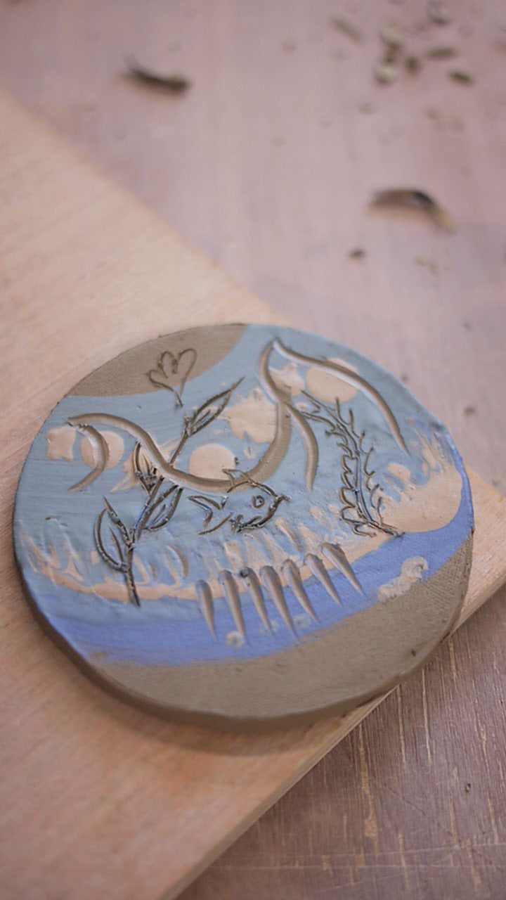 Pottery Class: Sgraffito - Traditional Plate Decoration