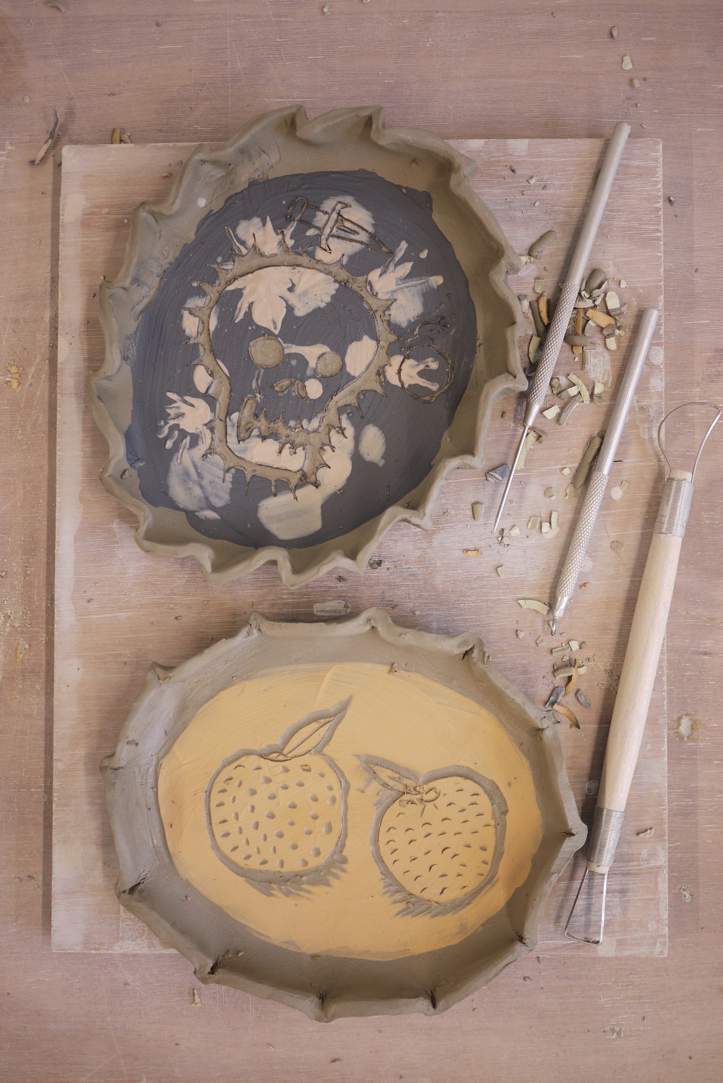 Pottery Class: Sgraffito - Traditional Plate Decoration