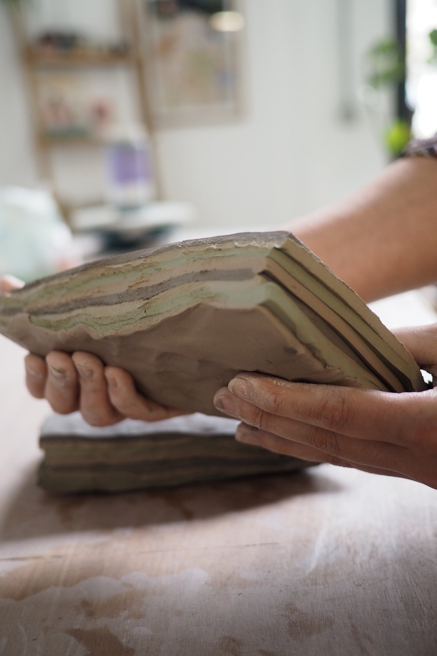 Pottery Class: 'Agateware' Marbled Mug