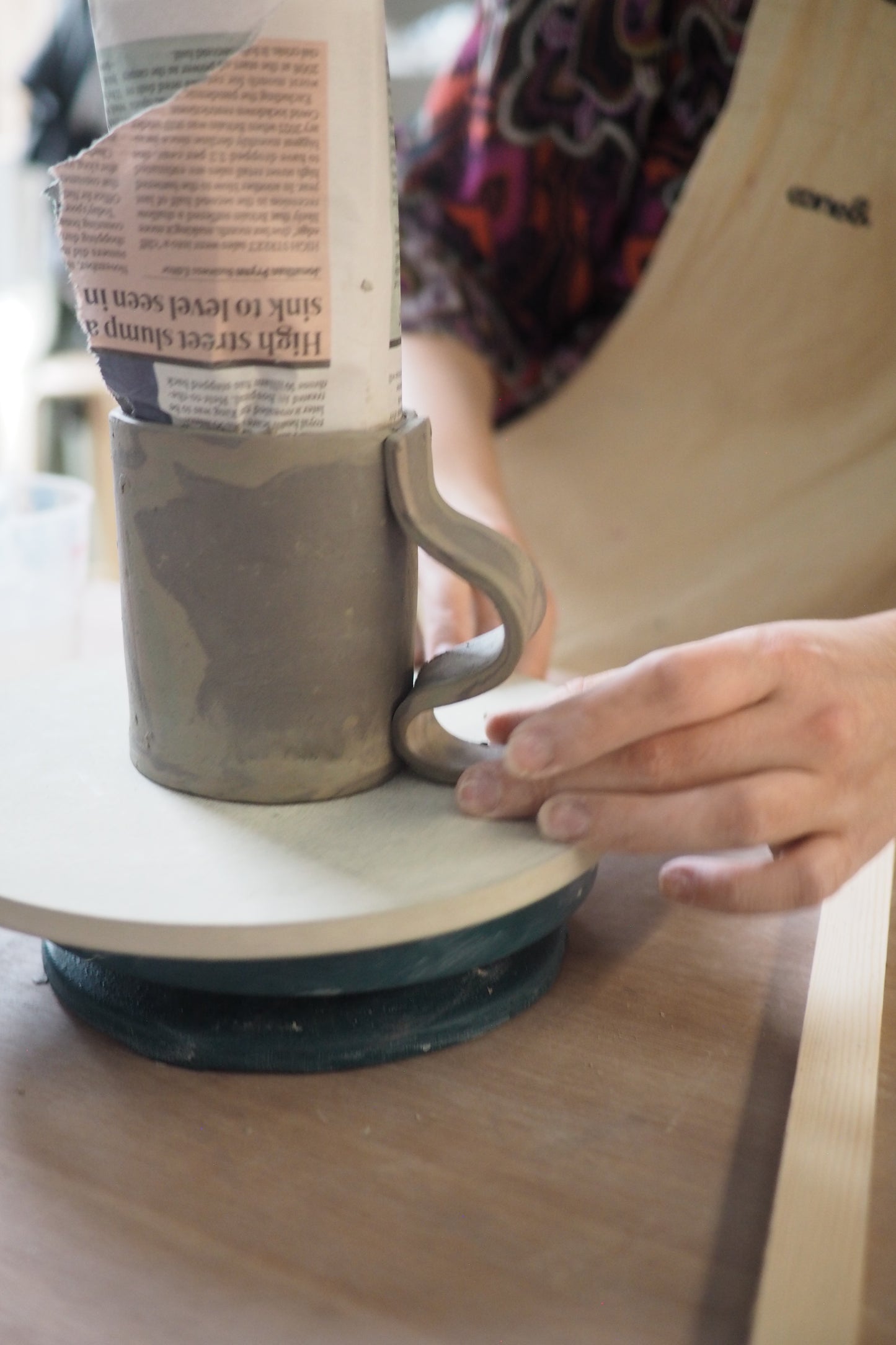 Pottery Class: 'Agateware' Marbled Mug