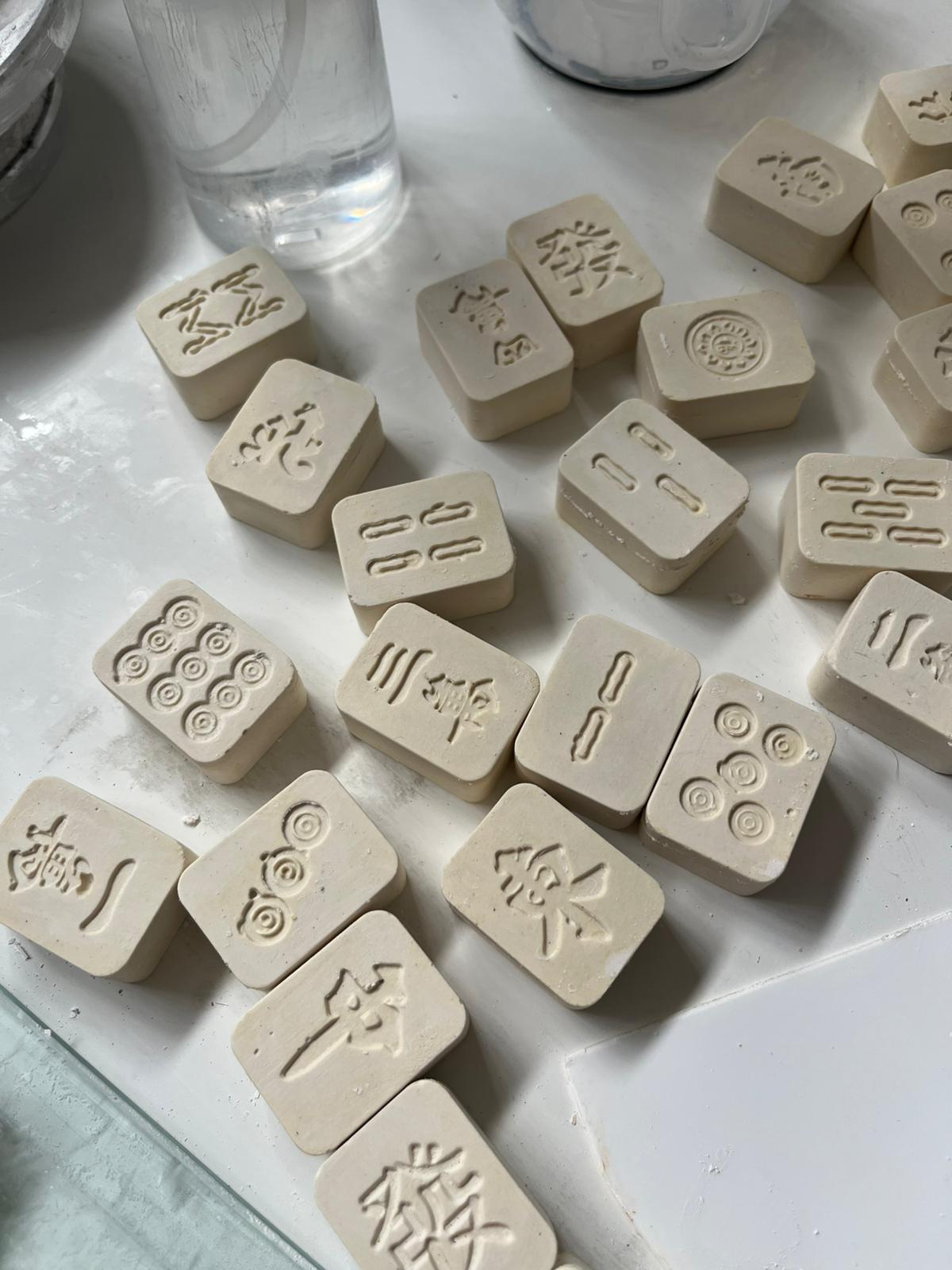 Pottery Workshop: Made By Many X Cone 8 Ceramics Mahjong Social & Ceramic Mahjong Tile Making